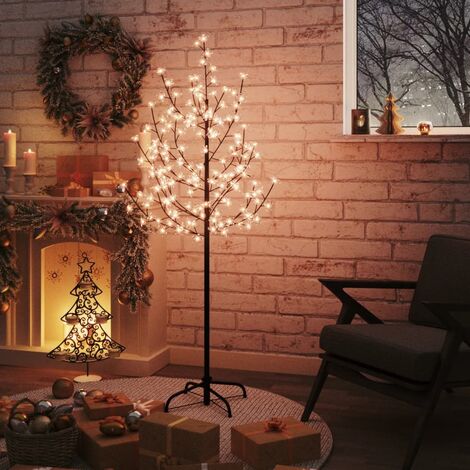 Albero luminoso a led da 45 cm con 48 fiori di ciliegio, luci a led, per  Natale, interno, decorazione, scrivania, comodino, bianco caldo