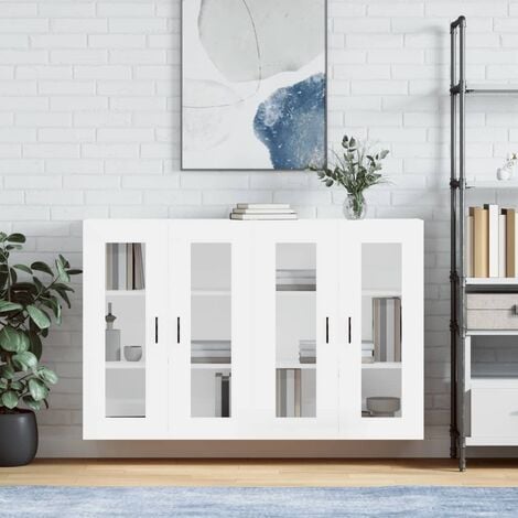 Wakects Pensile Cucina Bianco, Armadio Sospeso Cucina Salvaspazio con 2  Ripiano, Credenza Cucina a Muro per Sala da Pranzo Cucina Bagno,  Truciolato, 60 x 31 x 60 cm : .it: Casa e cucina