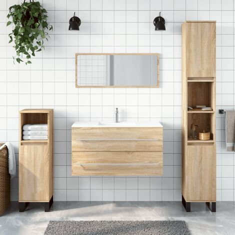 MXARLTR Armadio da bagno a parete sopra il WC con ripiano