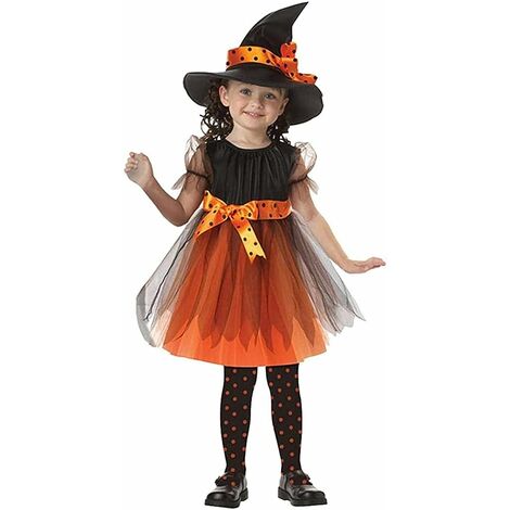 chica vampiro disfraz de halloween chica vestido de princesa y sombrero de bruja traje traje vestido de fiesta traje