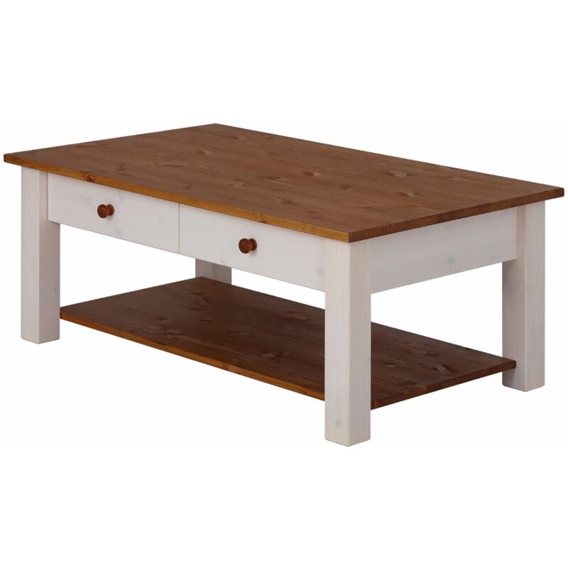 Chicago Table basse en bois blanc