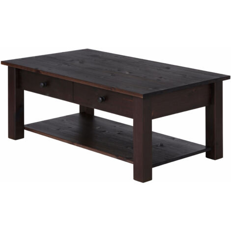 Chicago Table basse en pin marron