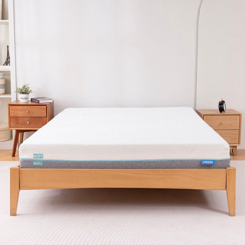 Matelas en Mousse à mémoire de Forme,7 zones,21cm,deux faces,140×200 - Chicasa