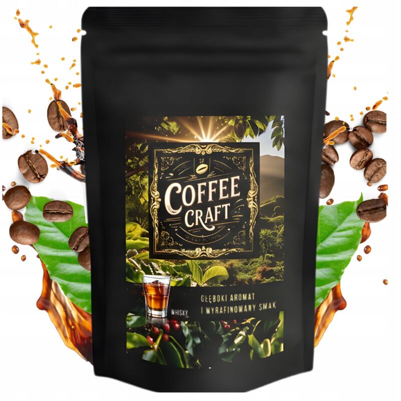 Chicchi di caffè 250 g Arabica Caffè espresso appena tostato Premium - Whisky