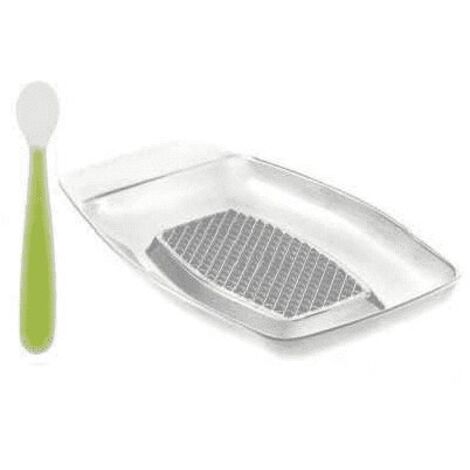 Chicco Grattugia E Cucchiaio In Silicone 6m+