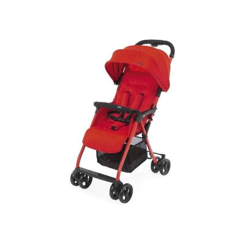 Poussette citadine CHICCO Ohlala 3 - Rouge Passion - Dossier inclinable - Arceau de sécurité