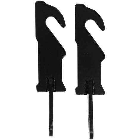 CHICIRIS Loquets de Porte Noirs Durables pour ATV UTV Adaptés pour XP 1000 2014-2023, Loquets Faciles pour, Installation Facile pour Les Amateurs Tout-Terrain.