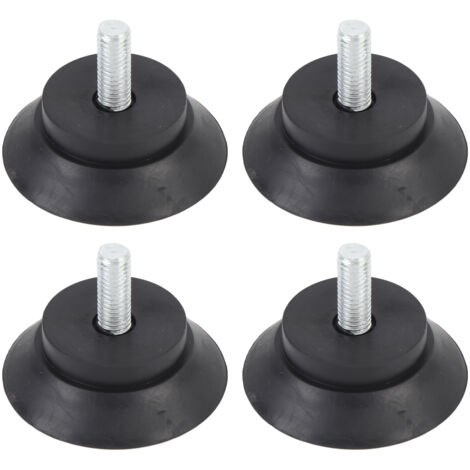 CHICIRIS Pieds en Caoutchouc pour Meubles 4pcs Fixation de Vis Lourds Protégeurs de Plancher Antidérapant pour Le canapé de Table de Jambe de Chaise avec Tasse