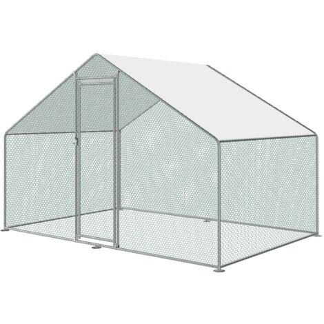 Chicken Coop Chicken House weatherproof 309 x 200 x 205 cm