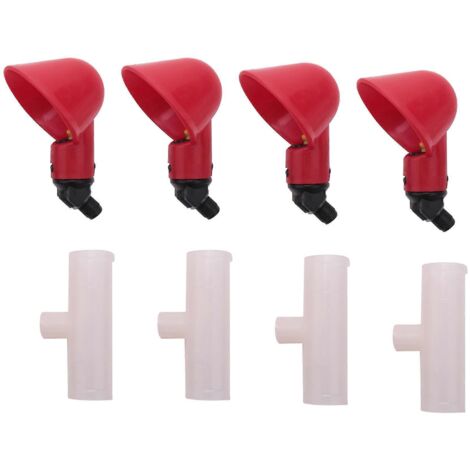 Chicken Waterer Cups, Chicken Waterer for Chicken Ducks Quail 4Pcs--