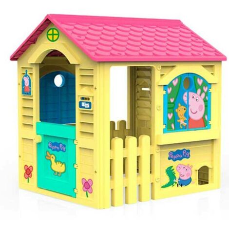 chicos Peppa Pig Maison Jaune en plastique durable