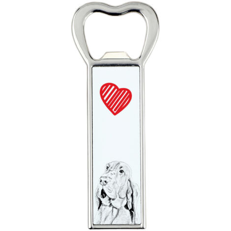 Chien de Saint-Hubert - un décapsuleur avec un chien, un ouvre-réfrigérateur personnalisé, un cadeau unique pour un homme de la marque Art-Dog