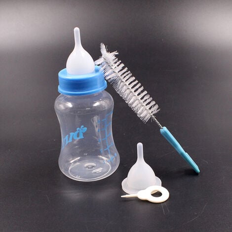 Ensemble de brosses de nettoyage de biberons pour bébé, manche rotatif,  nettoyeur de biberons en Silicone souple, 3 pièces, M89C