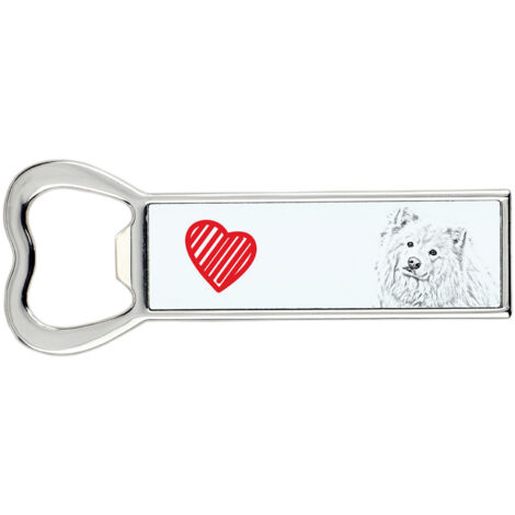 Chien finnois de Laponie - Décapsuleur avec chien, ouvre-réfrigérateur personnalisé, cadeau unique pour homme par Art-Dog
