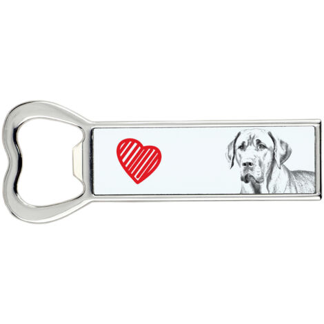 Chien viverrin noir et marron - décapsuleur avec chien, ouvre-réfrigérateur personnalisé, cadeau unique pour un homme par Art-Dog