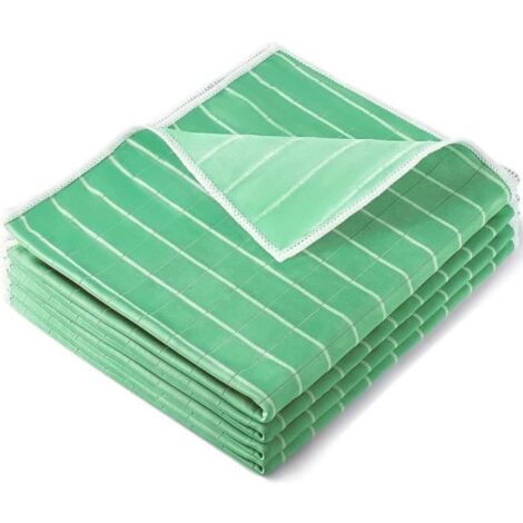 Chiffon à vaisselle,4 Chiffon Bambou Microfibre pour Vitres Miroirs Carreaux Carrosserie Microfibre Bambou Vitre Ménage Salle de Bai