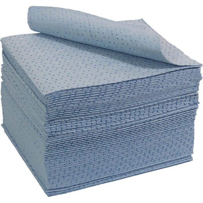 Chiffon absorbant huile bleu 40x50cm (Par 100)