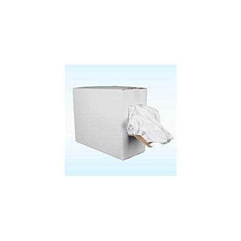 chiffon blanc - carton de 10kg Ã¢â‚â€œ quelques coutures