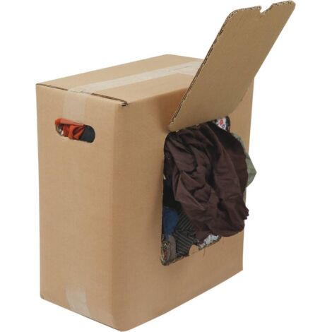 Chiffon couleur textile polycoton carton distributeur de 10Kg 14567