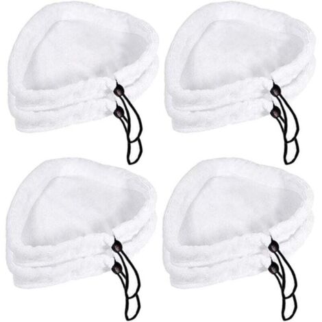 Chiffon de nettoyage en microfibre en forme de feuille, tampon de nettoyage universel, compatible avec d'autres balais vapeur et balais lavables, pièces de rechange.