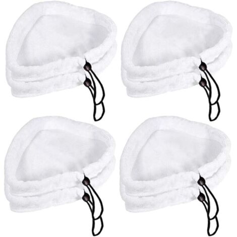 Chiffon de nettoyage en microfibre en forme de feuille, tampon de nettoyage universel, compatible avec d'autres balais vapeur et balais lavables, pièces de rechange.
