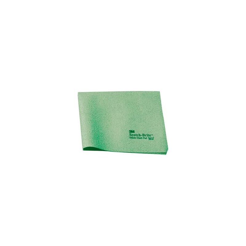 Chiffon de nettoyage en microfibres MicroDuett 360x320mm vert 3M 1 pcs