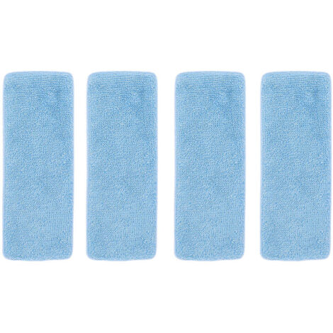 Chiffon de vadrouille adapté pour aspirateur Proscenic P10 Pro P11, remplacement de tampon sans fil à main en Fiber, 4 pièces-Crezuo