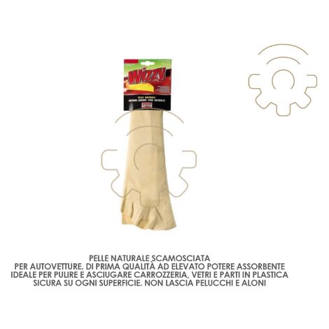 Chiffon en cuir suA dA naturel Wizzy pour voitures idA al pour le nettoyage et le sA chage sans traces, sans peluches