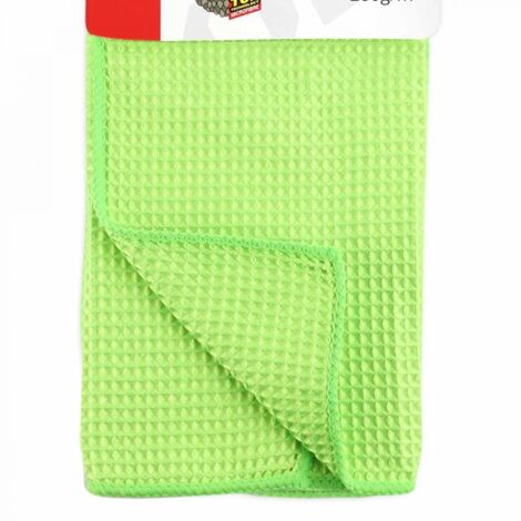 Chiffon gaufré en microfibre pour vitres 30x40cm 280g AMIO-02606