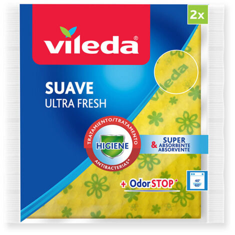 Chiffon jaune doux Ultrafresh 161146 Vileda