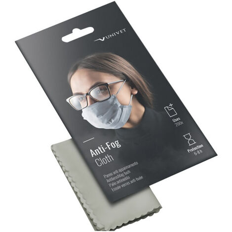 Chiffon microfibre anti-buée boîte grise UNIVET