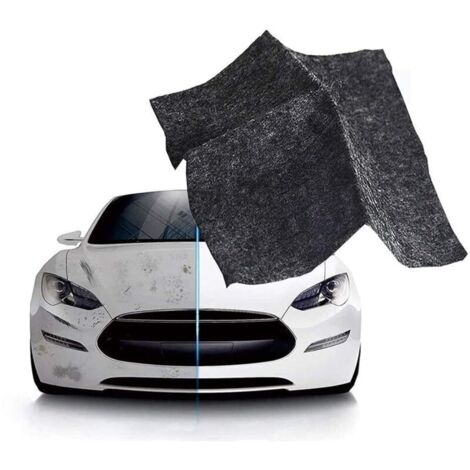 Chiffon, microfibre et lingette, 4 pièces. Tissu à paillettes nano pour rétroviseurs de voiture. Chiffons de polissage anti-rayures nano magiques pour réparer les rayures légères, les taches de peintu