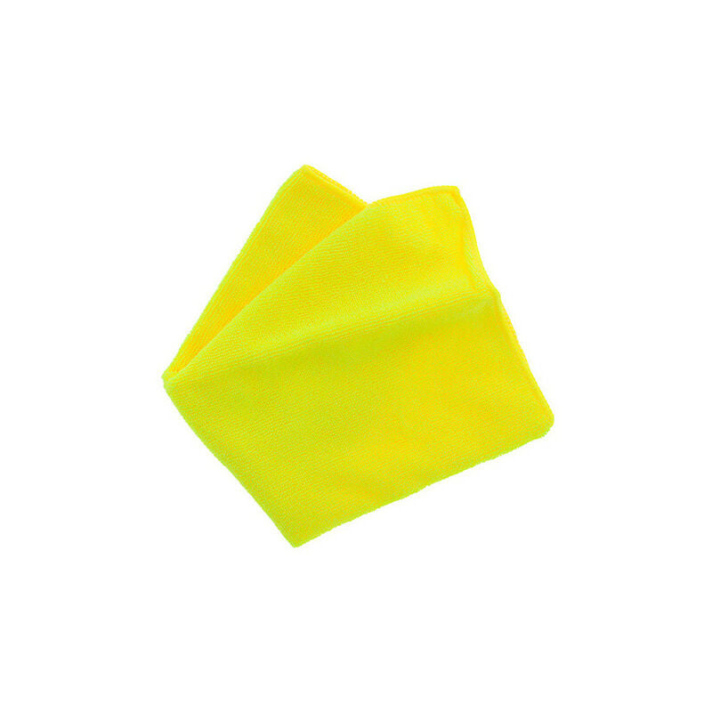 Chiffon microfibres tableau de bord jaune l. 370 x l. 310 mm - Carlinéa