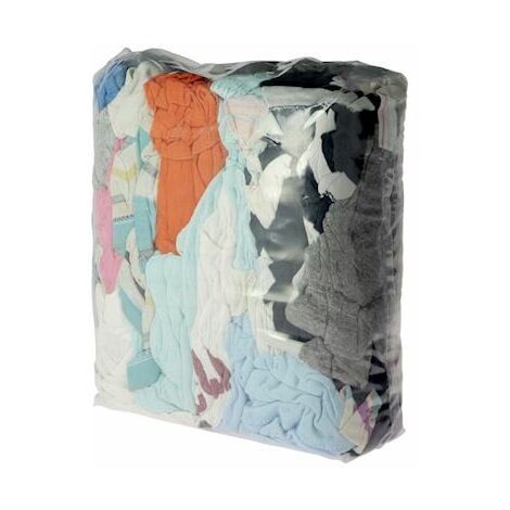 chiffon - mutli usage - tissu en coton recyclé - 1 kg - bizline 751033