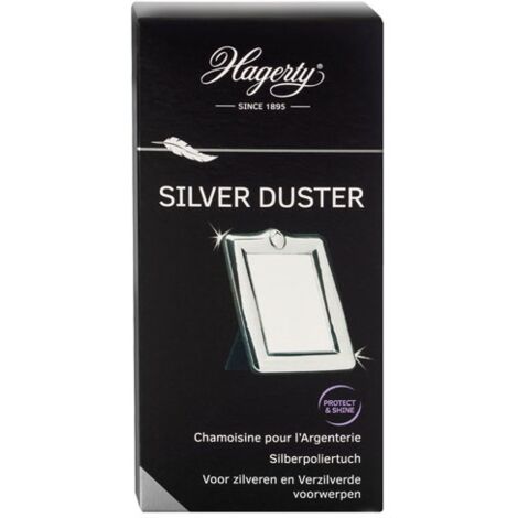 Chiffon nettoyant argenterie en coton imprégné – 55 x 36 cm – Pour entretien rapide des objets en argent – Redonne éclat et brillance – Hagerty