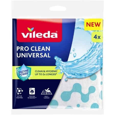 Chiffon universel avec enzymes Vileda Pro Clean 4 pcs.