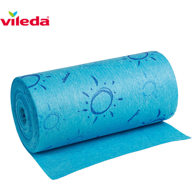 Vileda - Chiffon super absorbant en rouleau de 10 mètres - Bleu