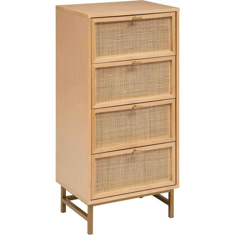 Chiffonnier 4 tiroirs Rayo Beige Atmosphera