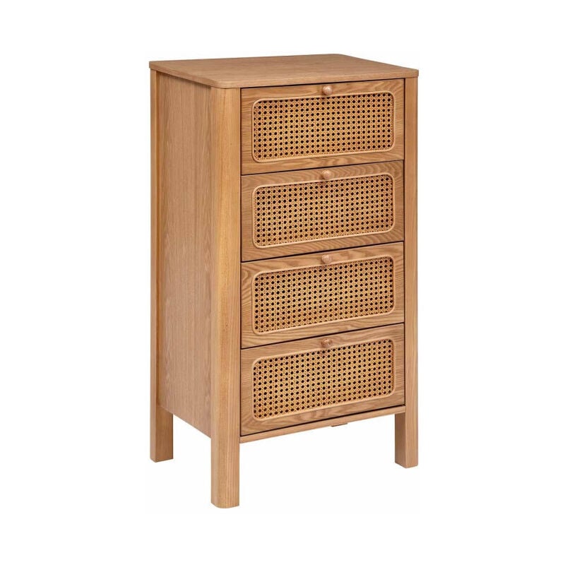 Chiffonnier 4 Tiroirs 'Tiria' 103cm Marron