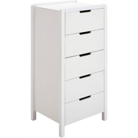 Chiffonnier 5 tiroirs blanc chambre enfant - LEGO 2229