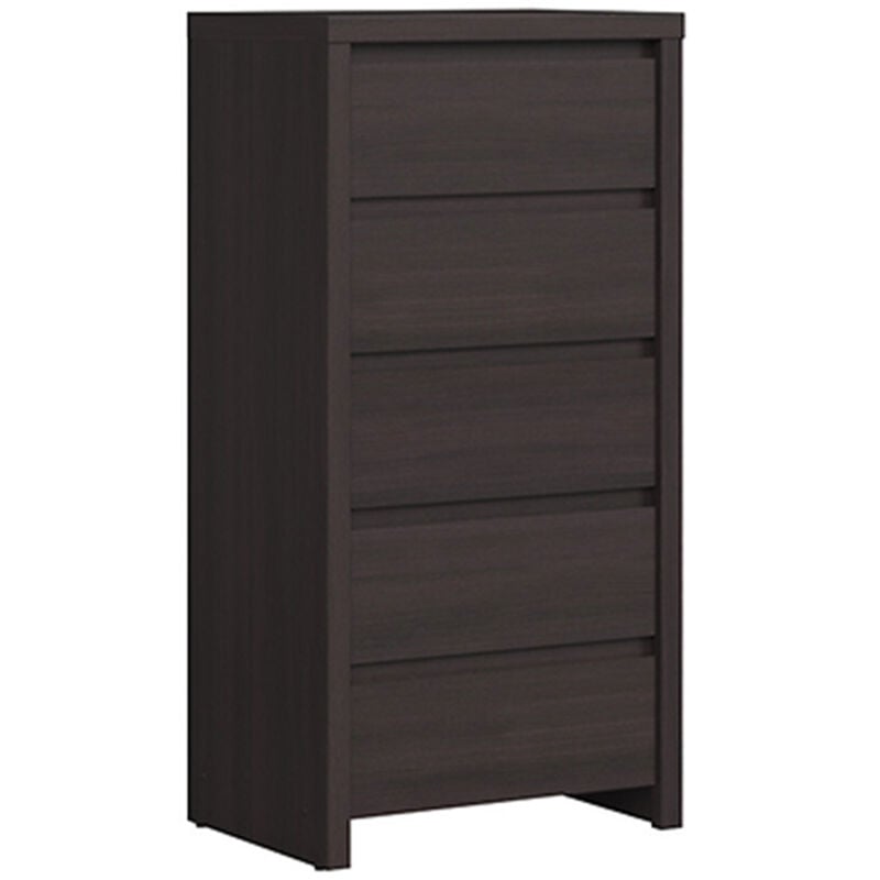 Chiffonnier 5 tiroirs Soren Bois Wengé