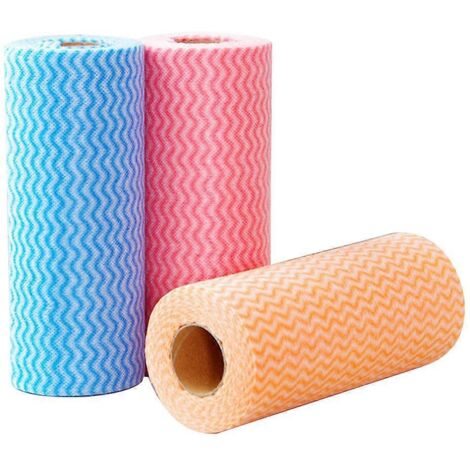 Chiffons antiadhésifs pour la cuisine, la vaisselle et le ménage, couleur non tissée