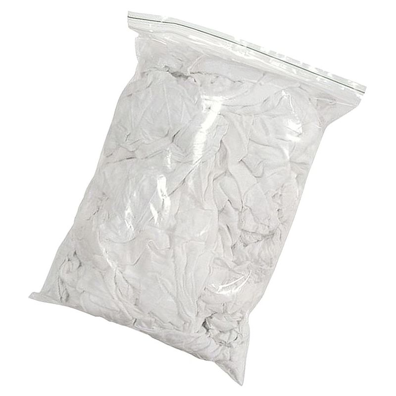 Chiffons blanc tricot recyclé sachet de 1 kg