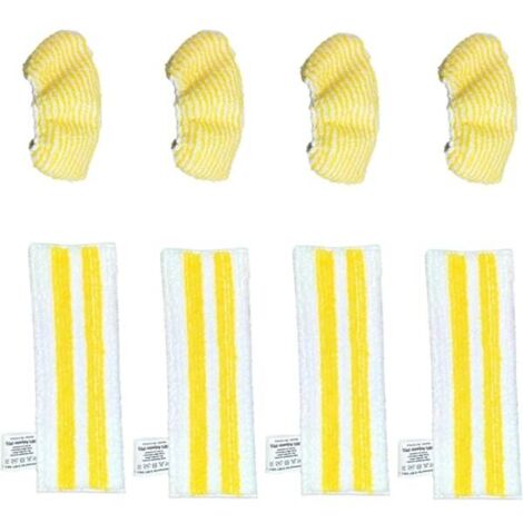 Chiffons de nettoyage compatibles avec l'aspirateur à main Karcher SC2 SC3 SC4 SC5, housse de nettoyage en microfibre, accessoires pour balai vapeur