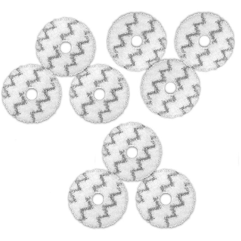 Chiffons de vadrouille pour Xiaomi Roidmi Eva, 9 pièces, vidage autonettoyant