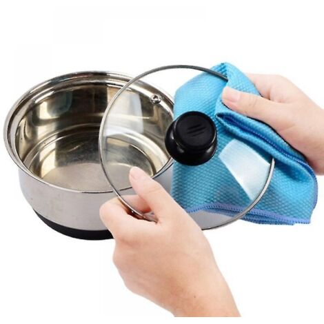 Chiffons en écailles de poisson, 5 pièces, Super absorbants, chiffons de nettoyage de polissage en microfibre, chiffons d'essuyage en verre réutilisables
