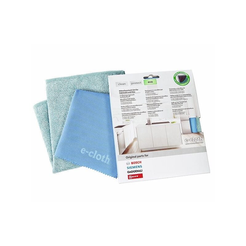 Bosch - Chiffons microfibres e-cloth