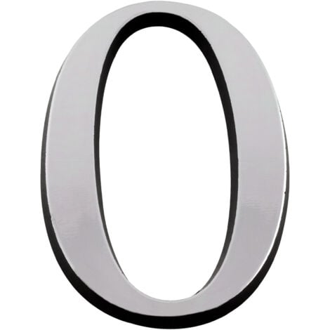 NOVAP Chiffre 0 Argent Hauteur 40mm - 4621630