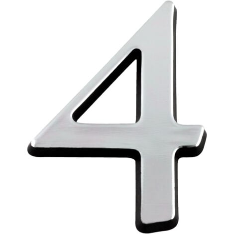 NOVAP Chiffre 4 Argent Hauteur 40mm - 4621678