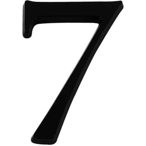 Chiffre 7 Noir Hauteur 40mm - 4621302